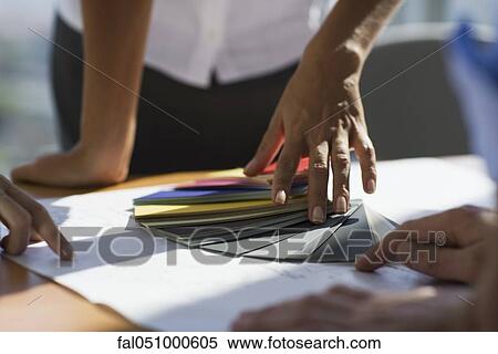 Choosing color swatch View Large Photo Image Stock Photography - Choosing color swatch. Fotosearch