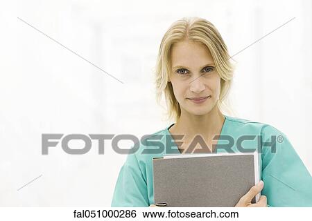 Stock Photograph - Health care professional, portrait. Fotosearch