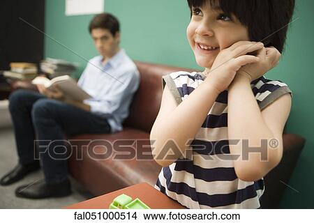 Picture - Little boy, portrait. Fotosearch