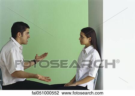 Man arguing with teenage girl View Large Photo Image Stock Image - Man arguing with teenage girl. Fotosearch