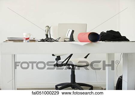 Messy desk View Large Photo Image Stock Photo - Messy desk. Fotosearch