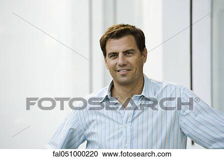 MId-adult man, portrait View Large Photo Image Stock Image - MId-adult man, portrait. Fotosearch