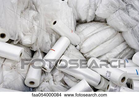 Picture - Dumpster holding recyclable material at industrial plant. Fotosearch