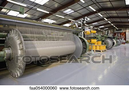 Fabric coating plant, weaving department, weaver's beam and loom View Large Photo Image Stock Image - Fabric coating plant, weaving department, weaver's beam and loom. Fotosearch