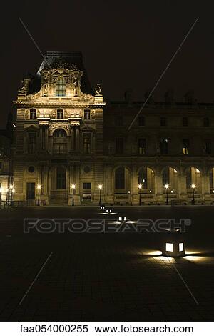 France, Paris, The Louvre at night View Large Photo Image Stock Photography - France, Paris, The Louvre at night. Fotosearch