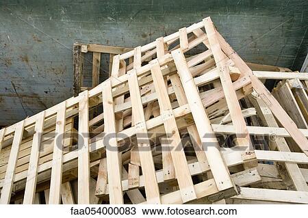 Used wood pallets in dumpster for recycling at industrial plant View Large Photo Image Stock Image - Used wood pallets in dumpster for recycling at industrial plant. Fotosearch
