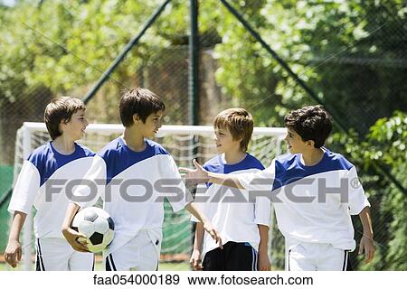Young soccer players View Large Photo Image Stock Photo - Young soccer players. Fotosearch