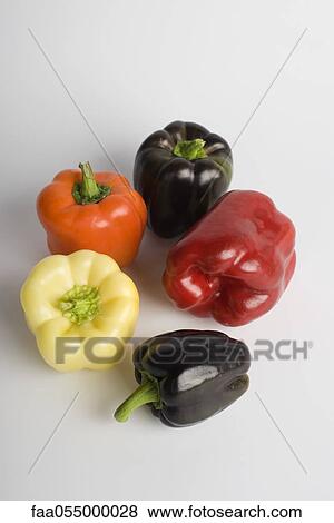 Stock Photo - Assorted bell peppers. Fotosearch