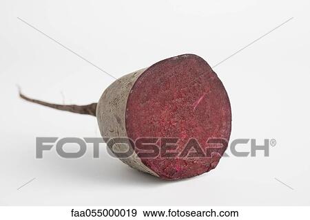 Stock Photo - Beet, cut in half. Fotosearch