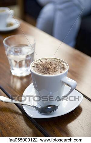 Cup of cappuccino View Large Photo Image Stock Image - Cup of cappuccino. Fotosearch