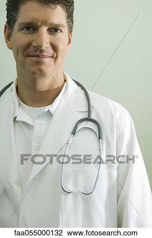 Stock Image - Doctor, portrait. Fotosearch