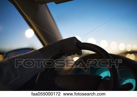 Driving at twilight View Large Photo Image Stock Image - Driving at twilight. Fotosearch