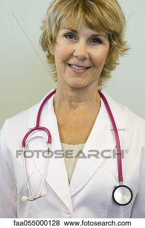 Female doctor, portrait View Large Photo Image Stock Photo - Female doctor, portrait. Fotosearch