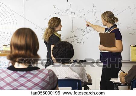 High school math class View Large Photo Image Stock Photograph - High school math class. Fotosearch