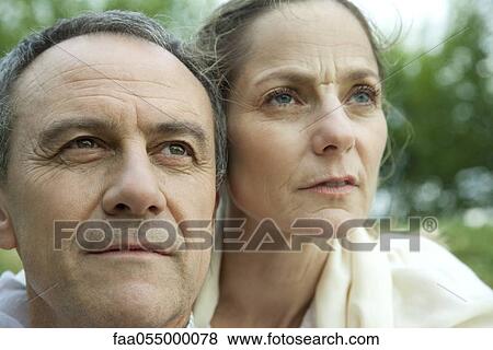 Mature couple, portrait View Large Photo Image Stock Photo - Mature couple, portrait. Fotosearch