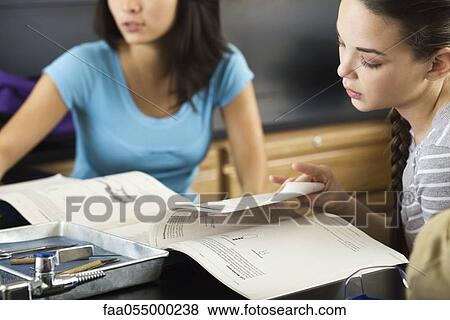 Students studying in science class View Large Photo Image Stock Photo - Students studying in science class. Fotosearch