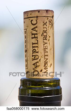Corked wine bottle, close-up View Large Photo Image Stock Photography - Corked wine bottle, close-up. Fotosearch