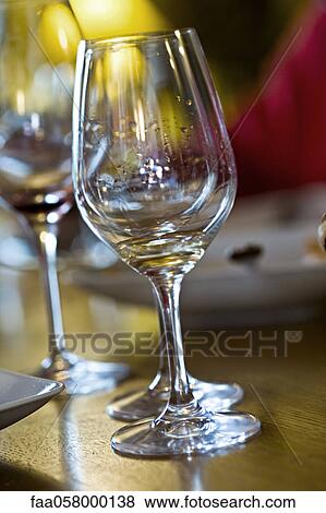 Dirty wine glasses View Large Photo Image Stock Photo - Dirty wine glasses. Fotosearch