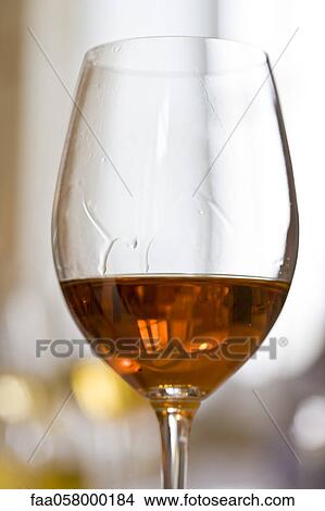 Glass of rose wine View Large Photo Image Picture - Glass of rose wine. Fotosearch