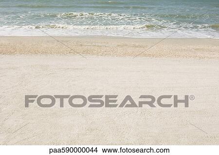 Sandy beach View Large Photo Image Picture - Sandy beach. Fotosearch