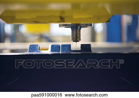 Close-up of blade on ultrasonic cutting machine in carpet tile factory View Large Photo Image Stock Photograph - Close-up of blade on ultrasonic cutting machine in carpet tile factory. Fotosearch