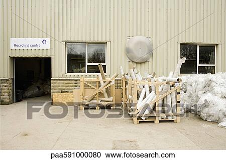 Recycling center View Large Photo Image Stock Image - Recycling center. Fotosearch