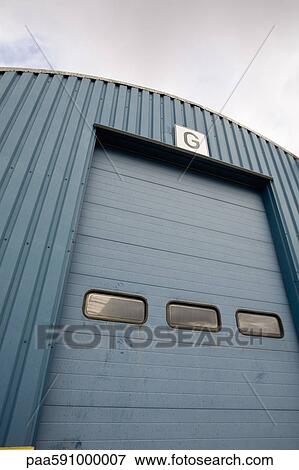 Stock Photo - Warehouse door. Fotosearch