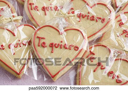 Valentine's Day cookies View Large Photo Image Stock Image - Valentine's Day cookies. Fotosearch