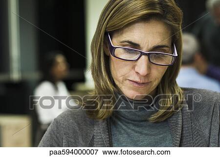Businesswoman working, portrait View Large Photo Image Stock Photo - Businesswoman working, portrait. Fotosearch