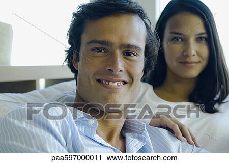 Couple, portrait View Large Photo Image Stock Image - Couple, portrait. Fotosearch