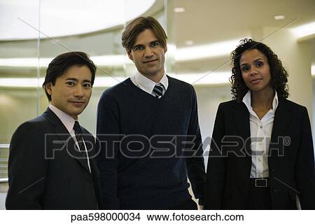 Executives, portrait View Large Photo Image Picture - Executives, portrait. Fotosearch