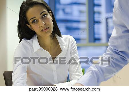 Professional woman, portrait View Large Photo Image Stock Photo - Professional woman, portrait. Fotosearch