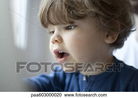 Toddler boy, portrait View Large Photo Image Stock Image - Toddler boy, portrait. Fotosearch
