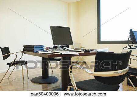 Empty office View Large Photo Image Stock Image - Empty office. Fotosearch