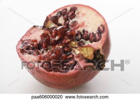 Fresh cut pomegranate View Large Photo Image Stock Image - Fresh cut pomegranate. Fotosearch