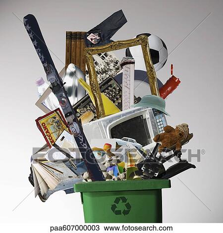 Stock Image - Products made with recycled material. Fotosearch