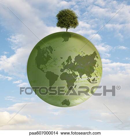 Solitary tree remaining on earth View Large Photo Image Picture - Solitary tree remaining on earth. Fotosearch