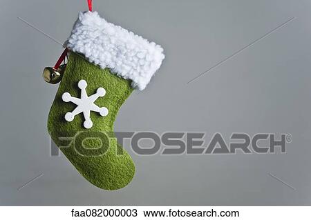 Christmas stocking ornament View Large Photo Image Stock Image - Christmas stocking ornament. Fotosearch