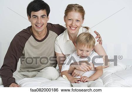 Stock Photograph - Family, portrait. Fotosearch