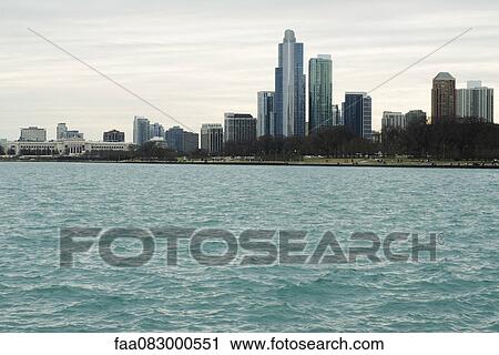 Art Institute and millennium park seen from Lake Michigan, Chicago View Large Photo Image Stock Image - Art Institute and millennium park seen from Lake Michigan, Chicago. Fotosearch