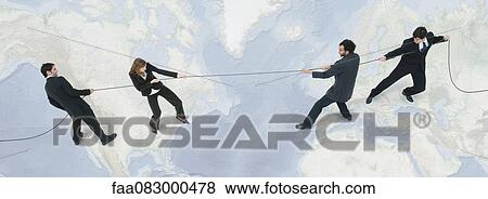 Business professionals compete globally for new business opportunities View Large Photo Image Stock Photo - Business professionals compete globally for new business opportunities. Fotosearch