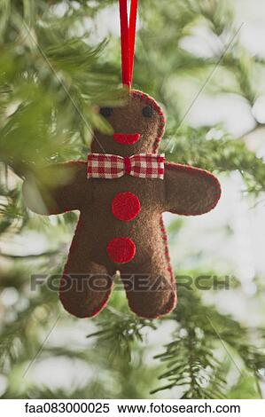 Gingerbread man Christmas ornament View Large Photo Image Stock Photography - Gingerbread man Christmas ornament. Fotosearch