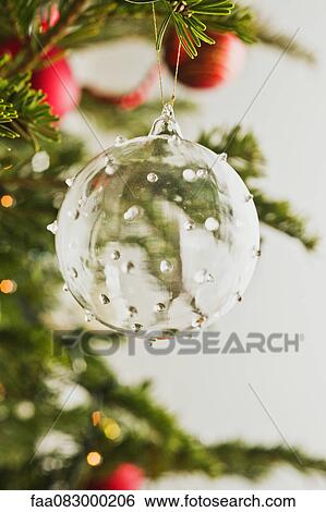 Stock Photograph - Glass Christmas ornament. Fotosearch