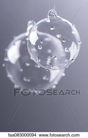 Glass Christmas ornaments View Large Photo Image Picture - Glass Christmas ornaments. Fotosearch