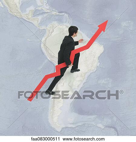 Stock Image - South American economies grow inviting investor confidence. Fotosearch