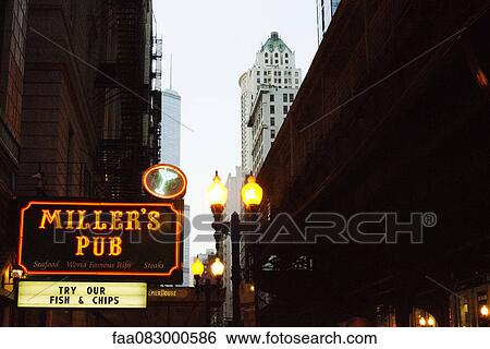 Street of downtown Chicago View Large Photo Image Stock Photograph - Street of downtown Chicago. Fotosearch
