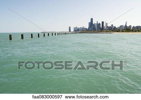 View of Lake Michigan, Chicago View Large Photo Image Stock Photo - View of Lake Michigan, Chicago. Fotosearch