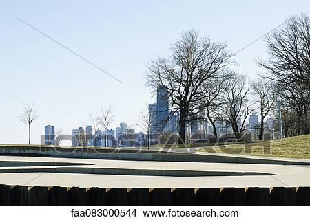 Picture - View of Lincoln Park Building on the downtown Chicago. Fotosearch