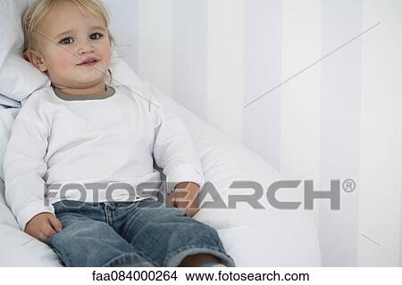 Picture - Baby boy, portrait. Fotosearch