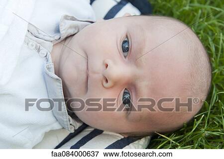Baby boy, portrait View Large Photo Image Stock Photo - Baby boy, portrait. Fotosearch